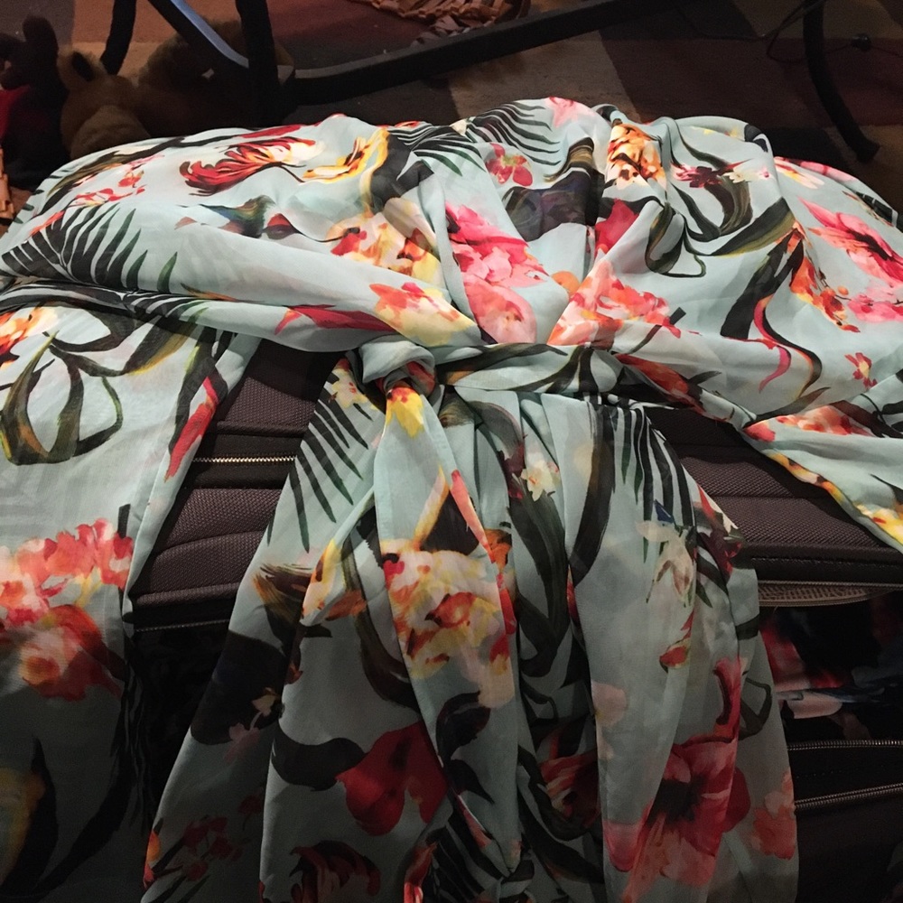 Cacique floral robe
